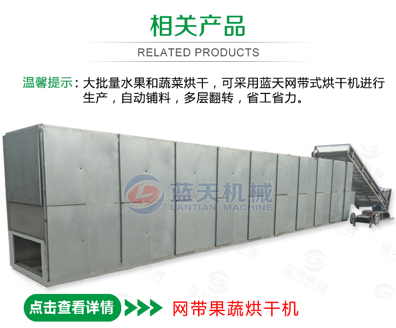 果蔬烘干機相關產品帶式烘干機